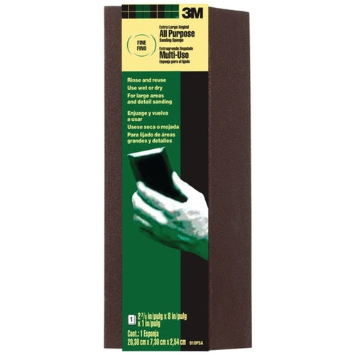 3M 910PSA Extra Large Fine Single Angle Sanding Sponge