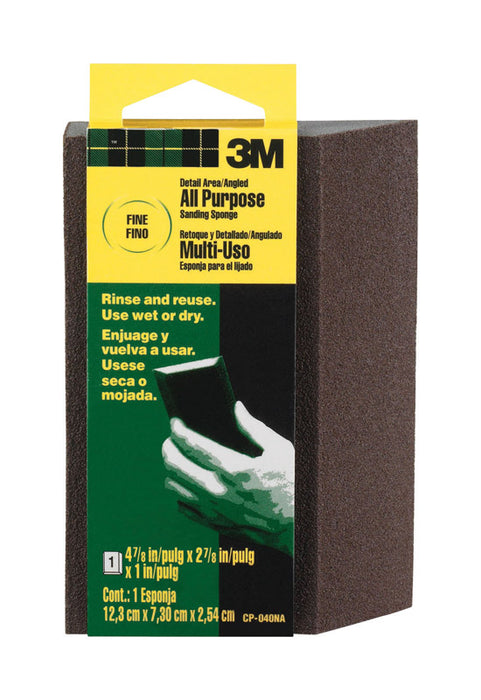 3M CP-040NA Detail Area Angled Fine Sanding Sponge