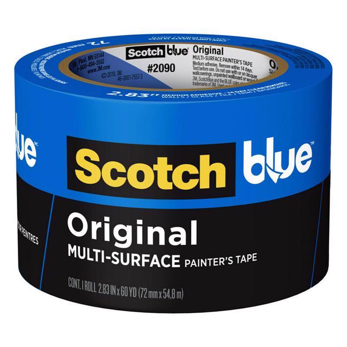 ScotchBlue 2.83 in. W X 60 yd L Blue Medium Strength Original Painter's Tape 1 PK