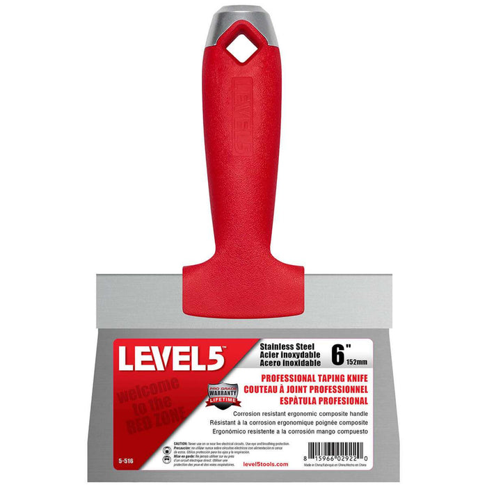 Level 5 - Stainless Steel Taping Knife w/ Composite Handle