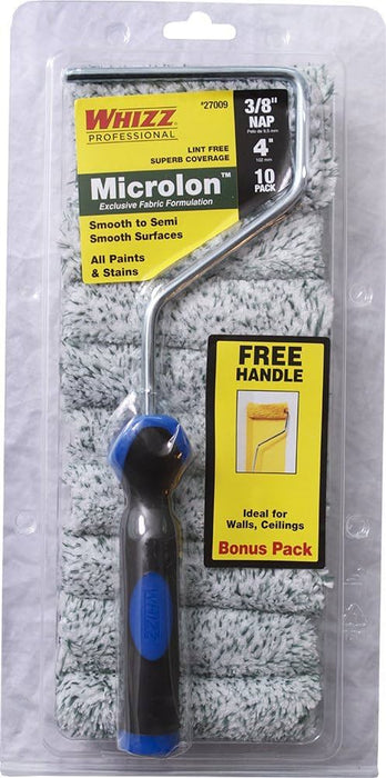 WHIZZ MICROLON 27009F 4" X 3/8" ROLLER COVER (10-PACK)