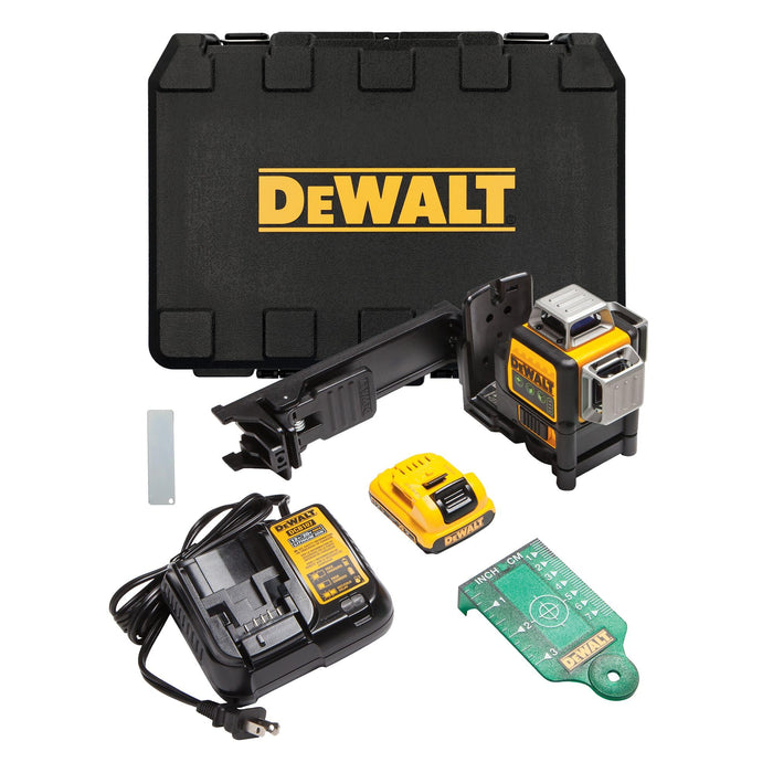 DW089LG 12V MAX* 3 x 360 Green Line Laser