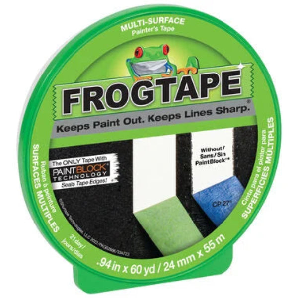 FROG TAPE 210732 24MM X 55M MULTI SURFACE GREEN PAINTERS TAPE 1"