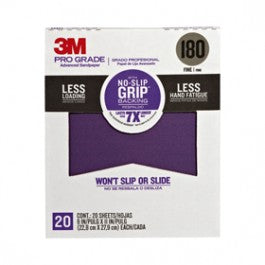 3M Pro Grade No-Slip Grip Advanced Sandpaper 20PK