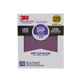 3M Pro Grade No-Slip Grip Advanced Sandpaper 20PK