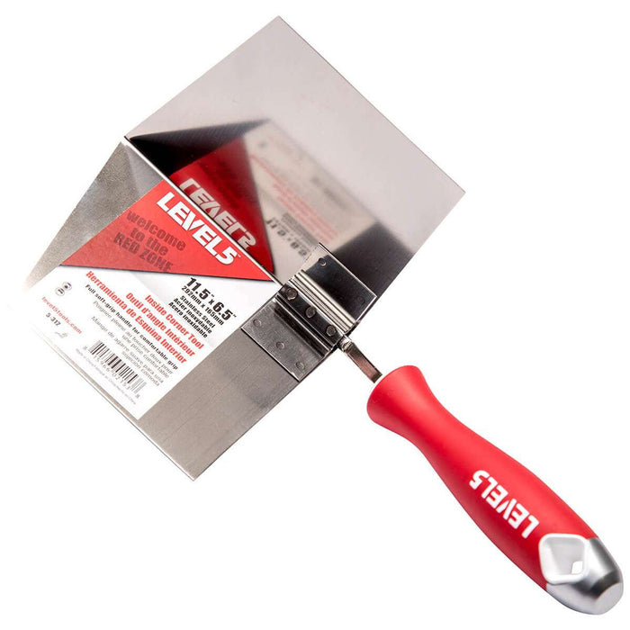 Level 5 - Inside Corner Trowel w/ Soft Grip Handle