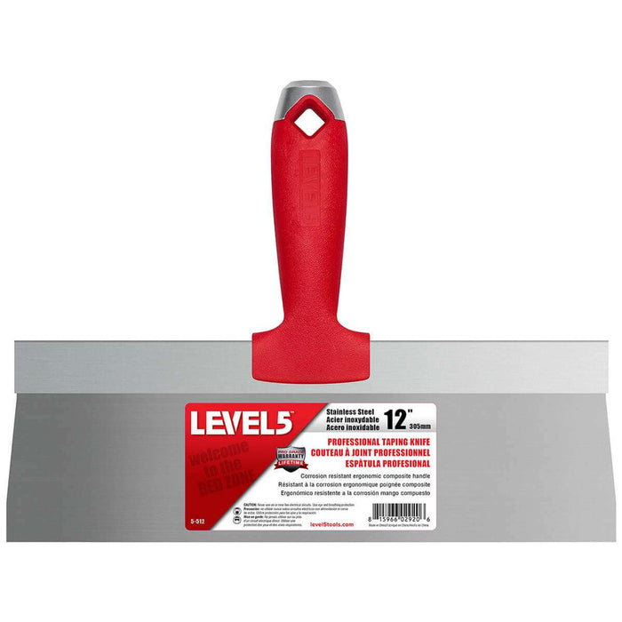Level 5 - Stainless Steel Taping Knife w/ Composite Handle
