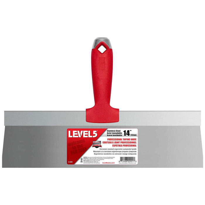 Level 5 - Stainless Steel Taping Knife w/ Composite Handle