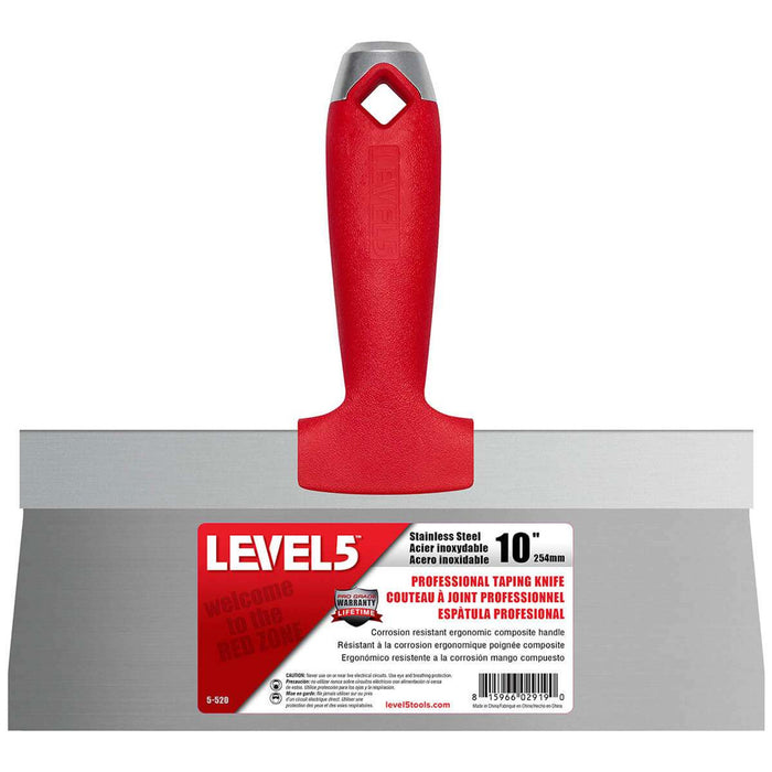 Level 5 - Stainless Steel Taping Knife w/ Composite Handle