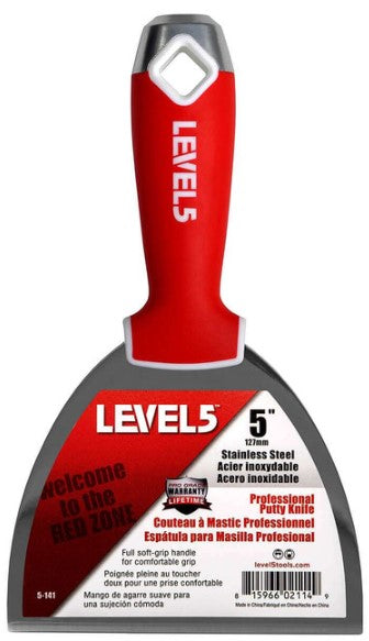 Level 5 - Stainless Steel Joint Knife With Soft Grip Handle